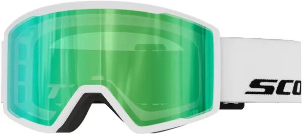 Skibrille Scott Trace Pro (White / Green Chrome S2)