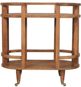 Artisan Furniture Solid Wood Isla Curved Butler Console , Brown