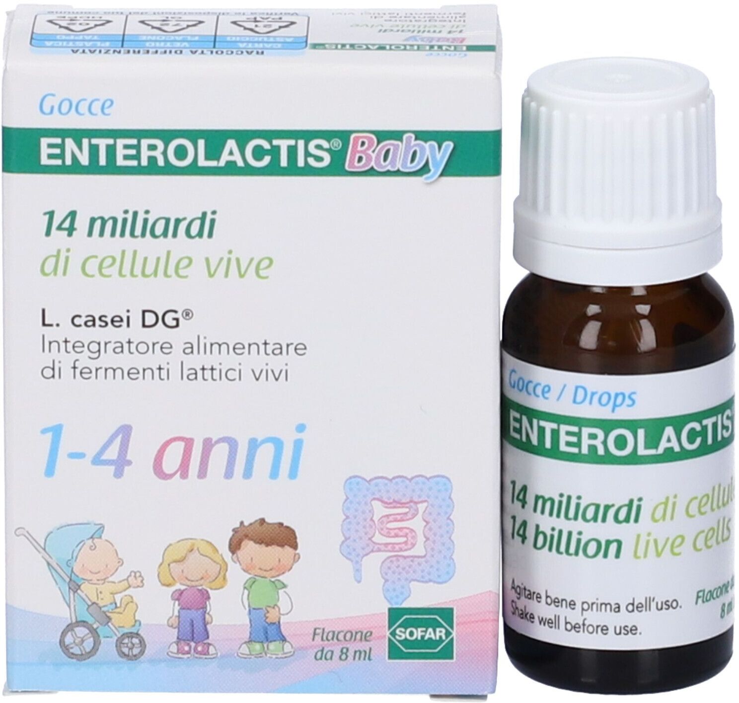ALFASIGMA SpA Enterolactis Baby, 8 ml