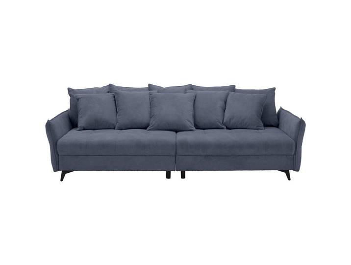 Ambia Home Bigsofa, Blau, Metall, Füllung: Schaumstoff, 282x94x127 cm, Rücken echt, Wohnzimmer, Sofas & Couches, Bigsofa