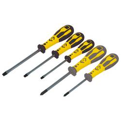 C.K Dextro Werkstatt Schraubendreher-Set 5teilig Schlitz, Kreuzschlitz Pozidriv T49153
