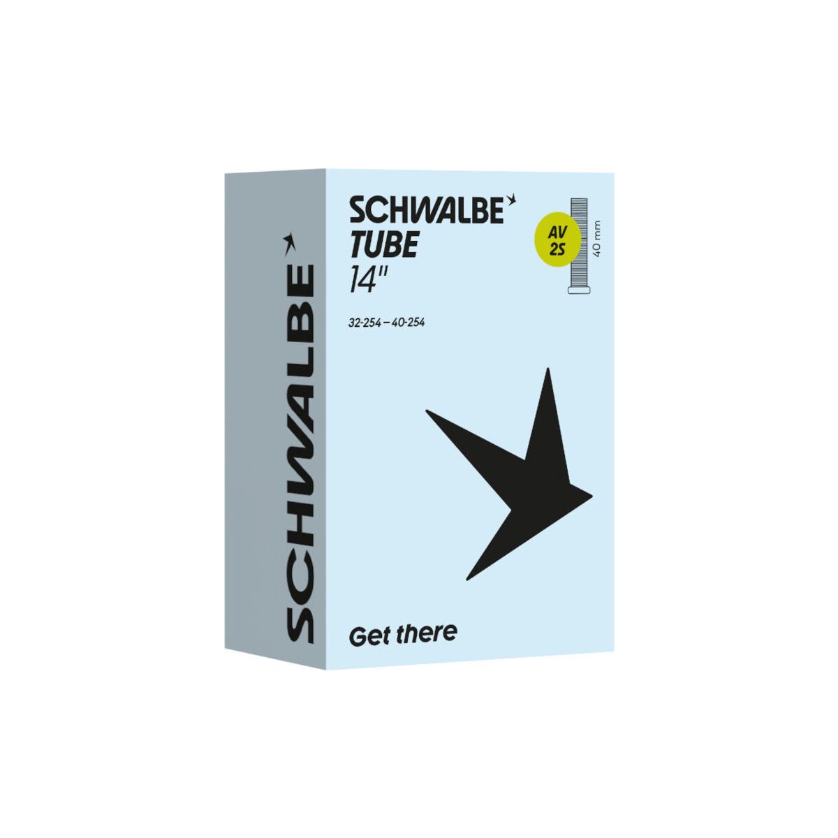 Schwalbe Schwalbe Schlauch AV2S AGV 32/40-254 40 mm SB10463950