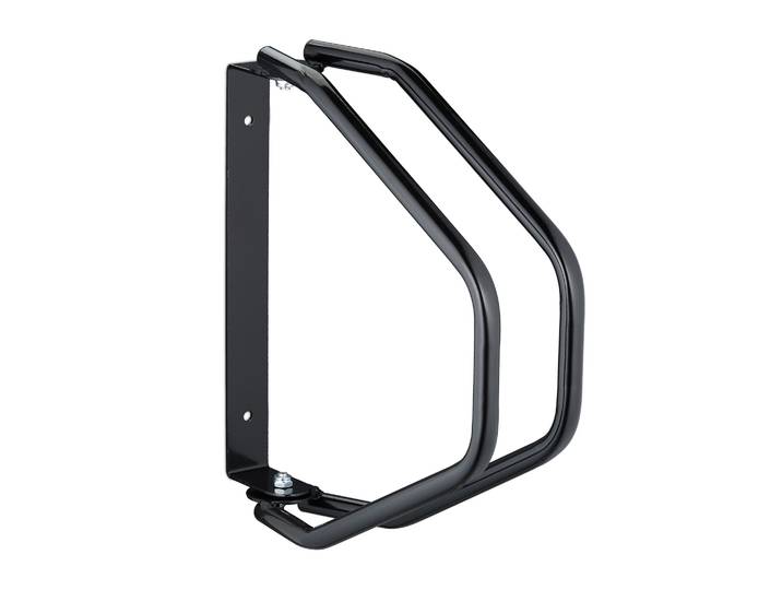 Fahrradständer Wand schwenkbar Schwarz