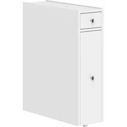 BADEZIMMERSCHRANK MDF PU-Papier Weiß