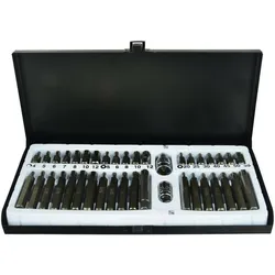GEKO, Bits, Torx-Bits 40-teilig, CrV-Stahl (Innensechskant)