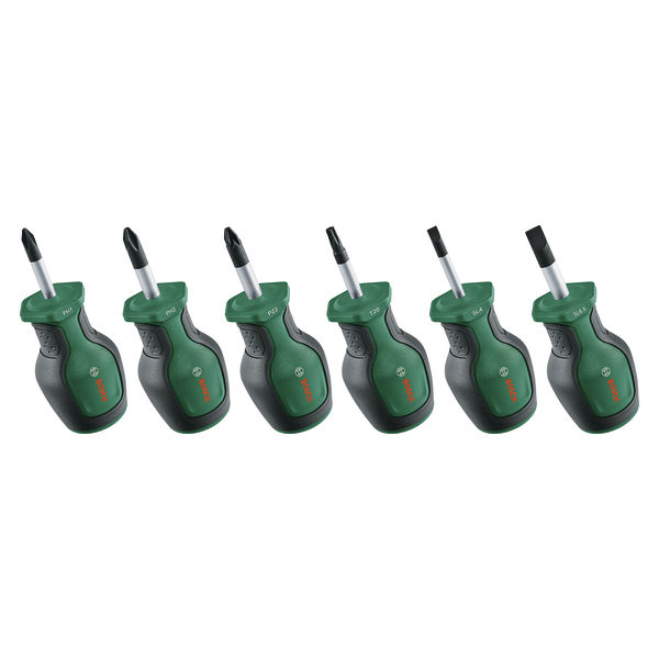 Bosch Handwerkzeuge Schraubendreher-Set, kurz 6-tlg. 1600A032UK