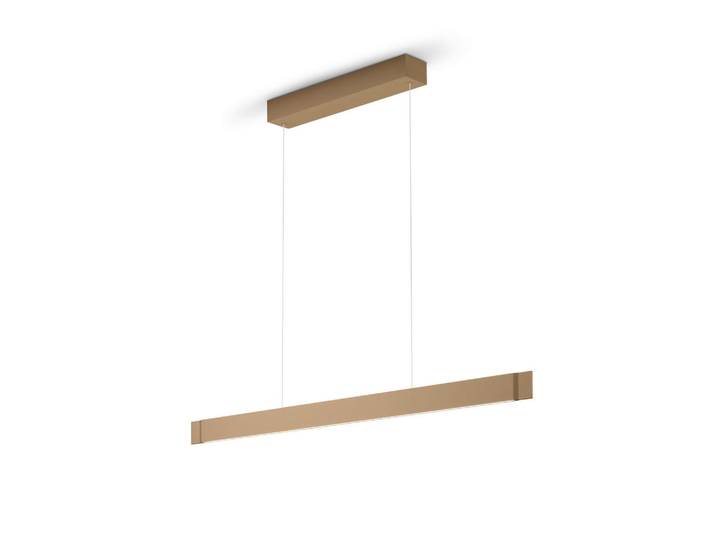 Helestra Led-Hängeleuchte Vana, Cappuccino, Metall, 10x210x130 cm, RoHS, Lampen & Leuchten, Innenbeleuchtung, Hängeleuchten, Pendelleuchten