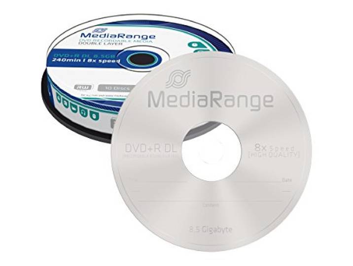 MEDIARANGE MR466 lege dvd - DVD+R9-8,5 GB - Spindle