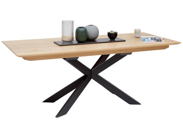 Linea Natura Esstisch (mit Auszug) FABRIZIO, wildeiche, Holz