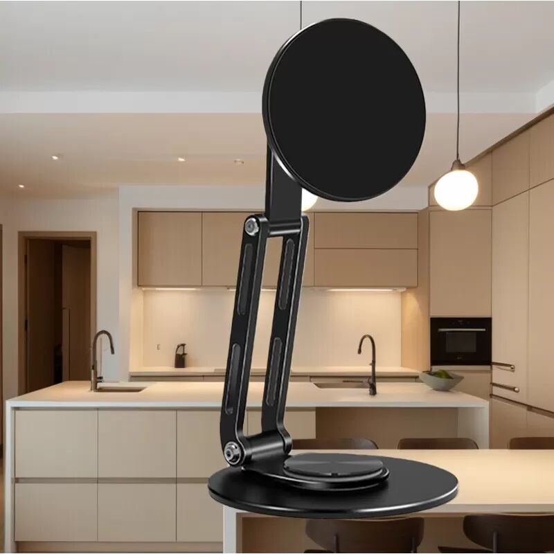 INF 360° drehbarer magnetischer Telefonständer - Tragbarer, faltbarer Tischhalter