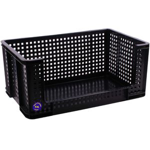 Really-Useful-Box Aufbewahrungskorb 64OFC-BK, 64L, 71 x 31 x 44 cm, Kunststoff, schwarz