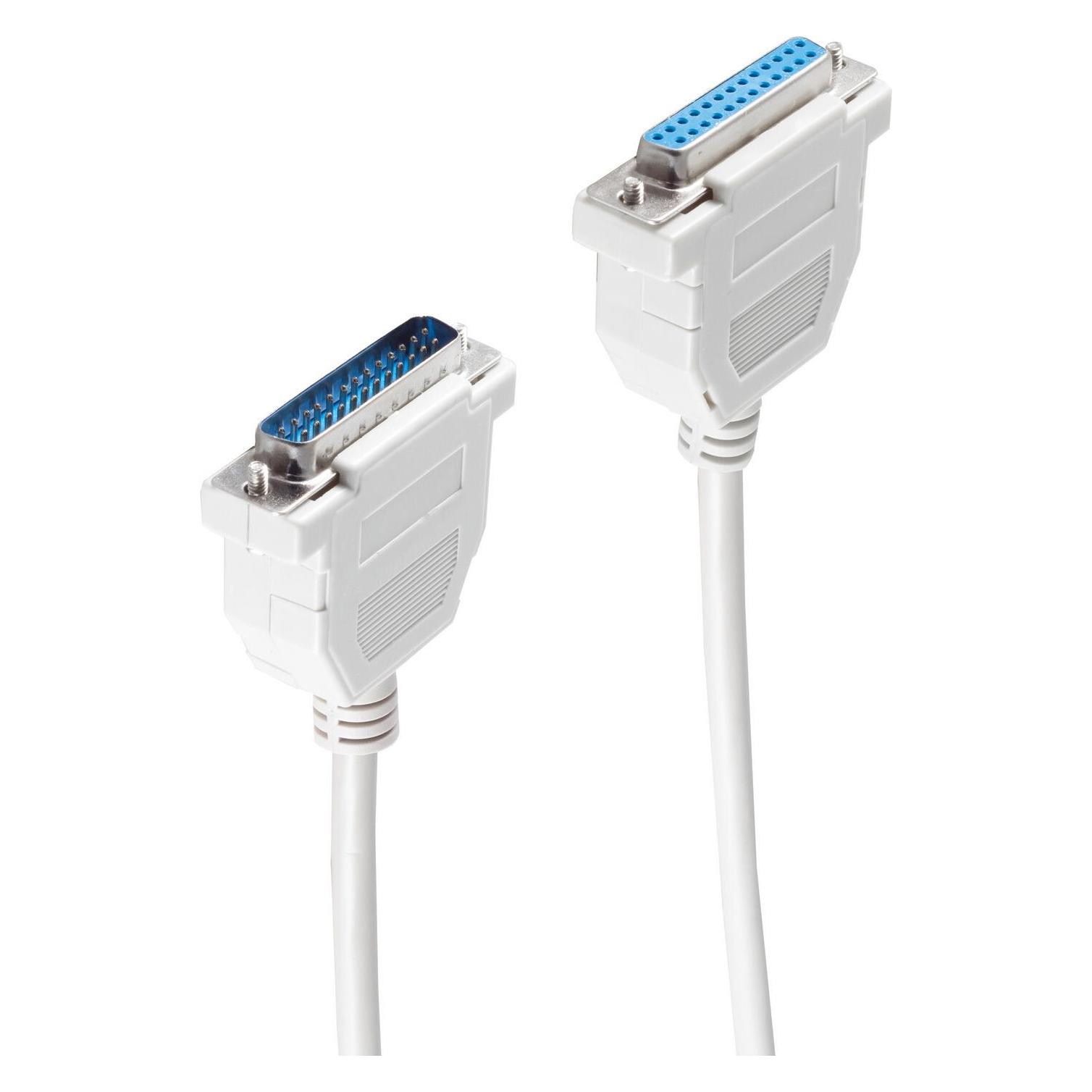 Shiverpeaks -BASIC-S--SUB-D Verlängerung, 25-pol. Sub D-Stecker auf 25-pol. Sub D-Kupplung, mit Schnapphauben (5 m) (BS78022-5)