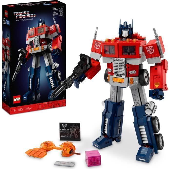 LEGO ICONS 10302 Optimus Prime Transformers 2-in-1 vrachtwagenmodel voor volwassenen