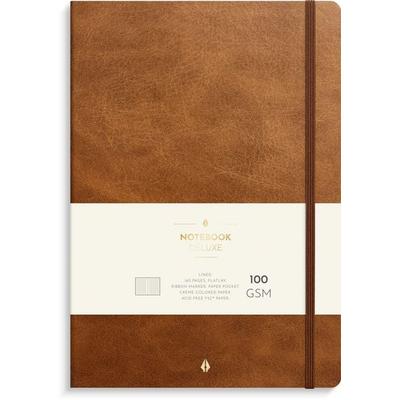 Burde Notizbuch Deluxe B5 braun, Notizbuch von , Burde Publishing AB