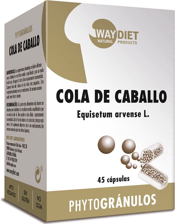 Waydiet Natural Cola Caballo Phytogranulos 45 caps
