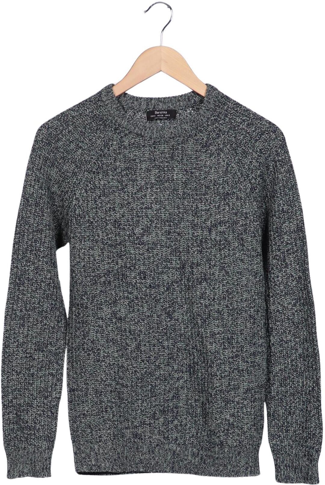 bershka Damen Pullover, Grau, Gr. S, Synthetik - Second Hand