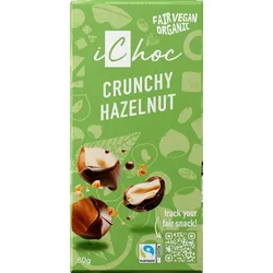 Tafelschokolade - Crunchy Hazelnut vegan 80g