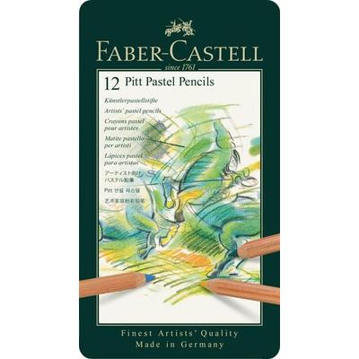 Faber-Castell Farbstifte Pitt Pastel, 12er Metalletui