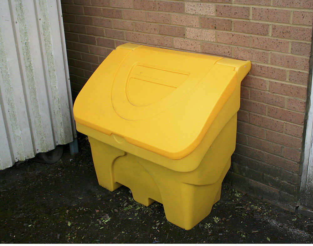 Streugutbehälter, Inhalt 200 l, gelb eurokraft basic