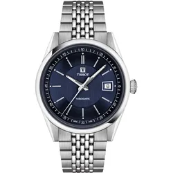 Tissot T1574071104100 Herren-Automatikuhr Visodate 39 mm Blau
