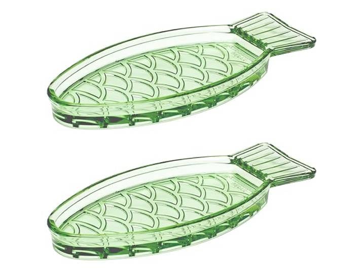 Serax Paola Navone Plat de service Verrerie à poisson et poisson Plateau de service vert Essentiels d'hébergement Plateaux pour servir des aliments