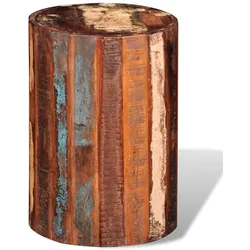 vidaXL Hocker Altholz