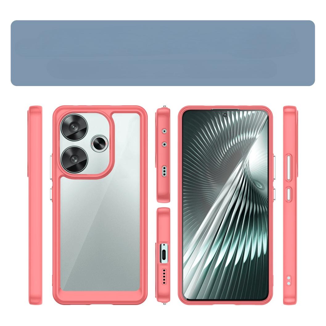 Cover-Discount Xiaomi Poco F6 - Schützende Acryl-Handyhülle mit erhöhtem Rand (Xiaomi Poco F6) (46929241)