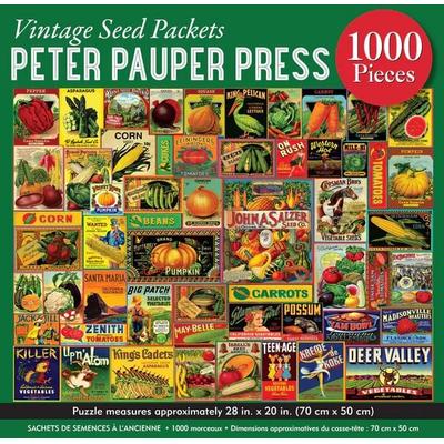 Vintage Seed Packets 1000 Piece Jigsaw Puzzle