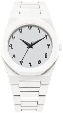 Fashion Sheath Minimalist Men's Watch Simple Black Quartz Casual Wristwatch With Arabic Numerals white