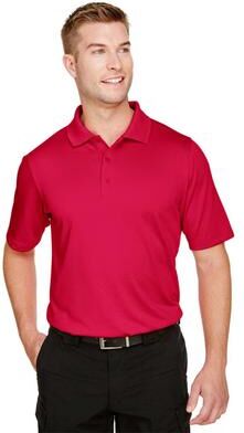 Harriton M348T Men's Tall Advantage Snag Protection Plus IL Polo Shirt in Red size Large/Tall   Polyester