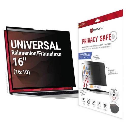 DISPLEX Privacy Safe Displayschutzfolie mit Blickschutz Universell Universell 1 St. Seitlicher Blickschutz 01994
