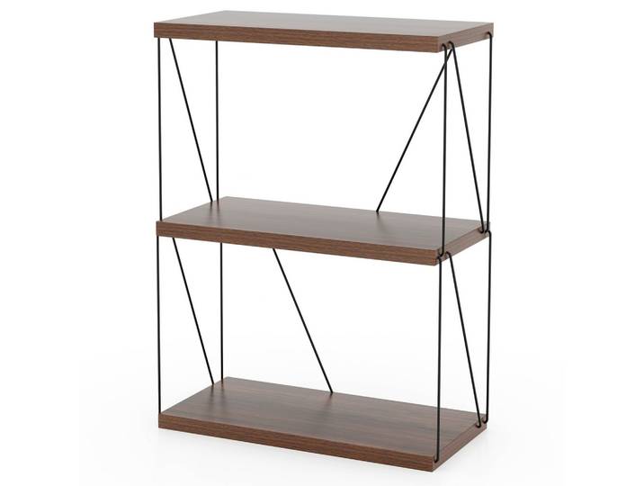 REGAL Vertikales Walnuss