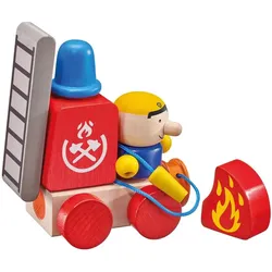 Selecta Spielzeug Klett-Stapelspielzeug Feuerwehr 7 Teile ** (Deutsch, Englisch, Französisch, Italienisch)