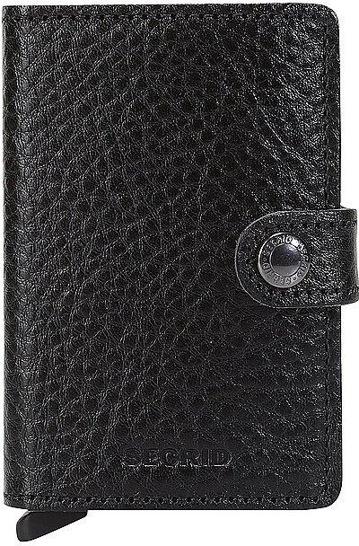 SECRID Geldbörse - Miniwallet Vegetable Tanned black schwarz B