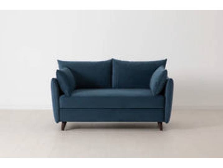 Model 08 Zweisitzer-Schlafsofa , Blaugrün