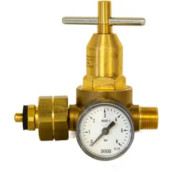 ELMAG Klein-Druckregler 'PROPAN' mit Manometer 0-6 bar - 56122