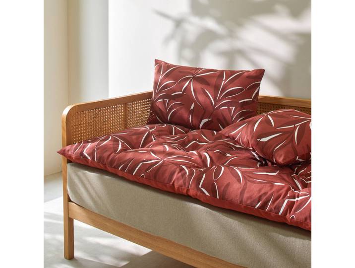 Long coussin de sol imprimé feuillage - Blancheporte