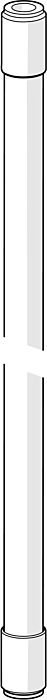 Hansa Metallschlauch komplett M12x1 - M12x1 59914032