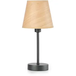 Tischleuchte Asia Schwarz/Eiche max. 6 Watt