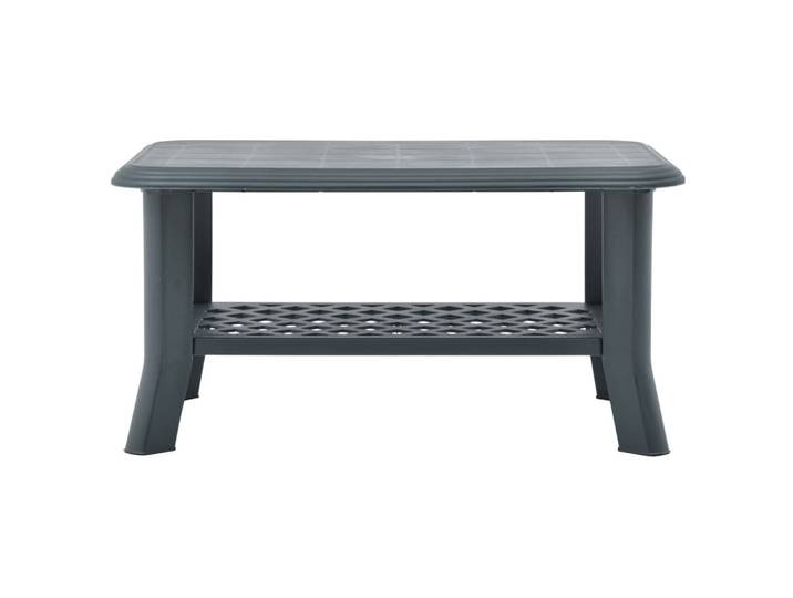 vidaXL Table basse verte 90 x 60 x 46 cm plastique