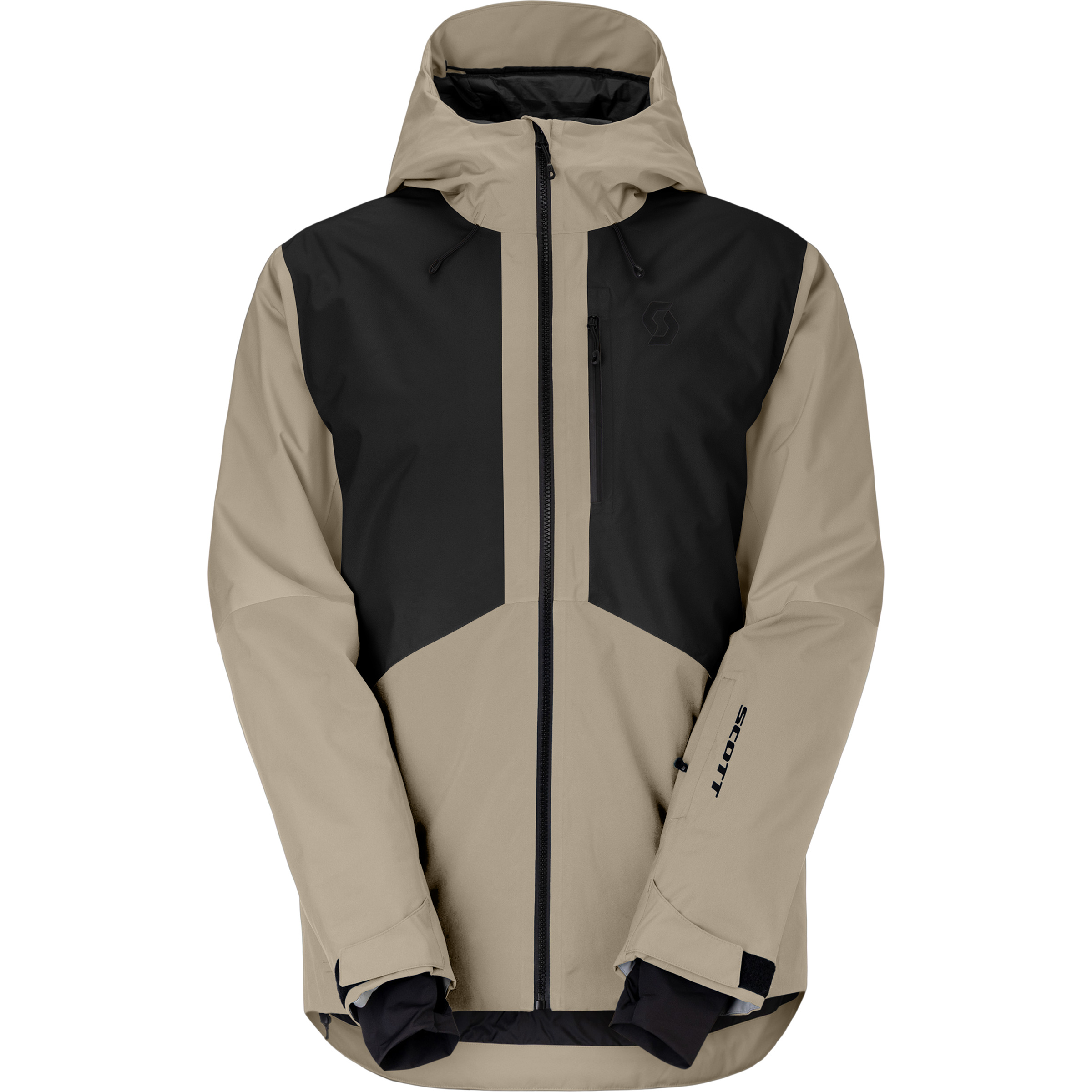 Scott Ultimate Dryo 10 Herren Kunstfaserjacke beige Größe XXL Skifahren Wasserdicht Wasserabweisend
