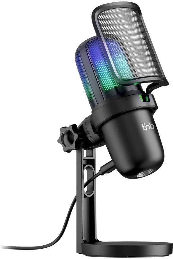 T'NB Influence Pro Mikrofon med RGB LED Lys - Sort