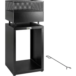 FEUERSCHALE Metall Schwarz