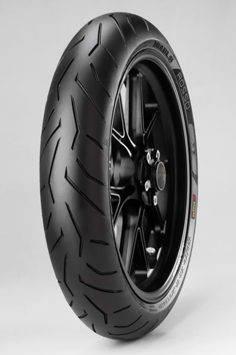 Pirelli DIABLO ROSSO II K 120/70ZR17 TL, Motorradreifen vorne