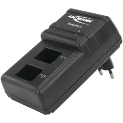 Ansmann Stromleitung 2 (2 Stk., Ladegerät ohne Akku), Akku Ladegerät
