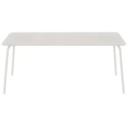 blomus Gartentisch YUA 180 x 90 cm Stahl Silk Grey