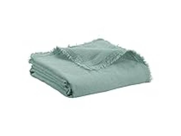 Vivaraise Plaid Zeff Nomade Vert de Gris 130 x 180 cm