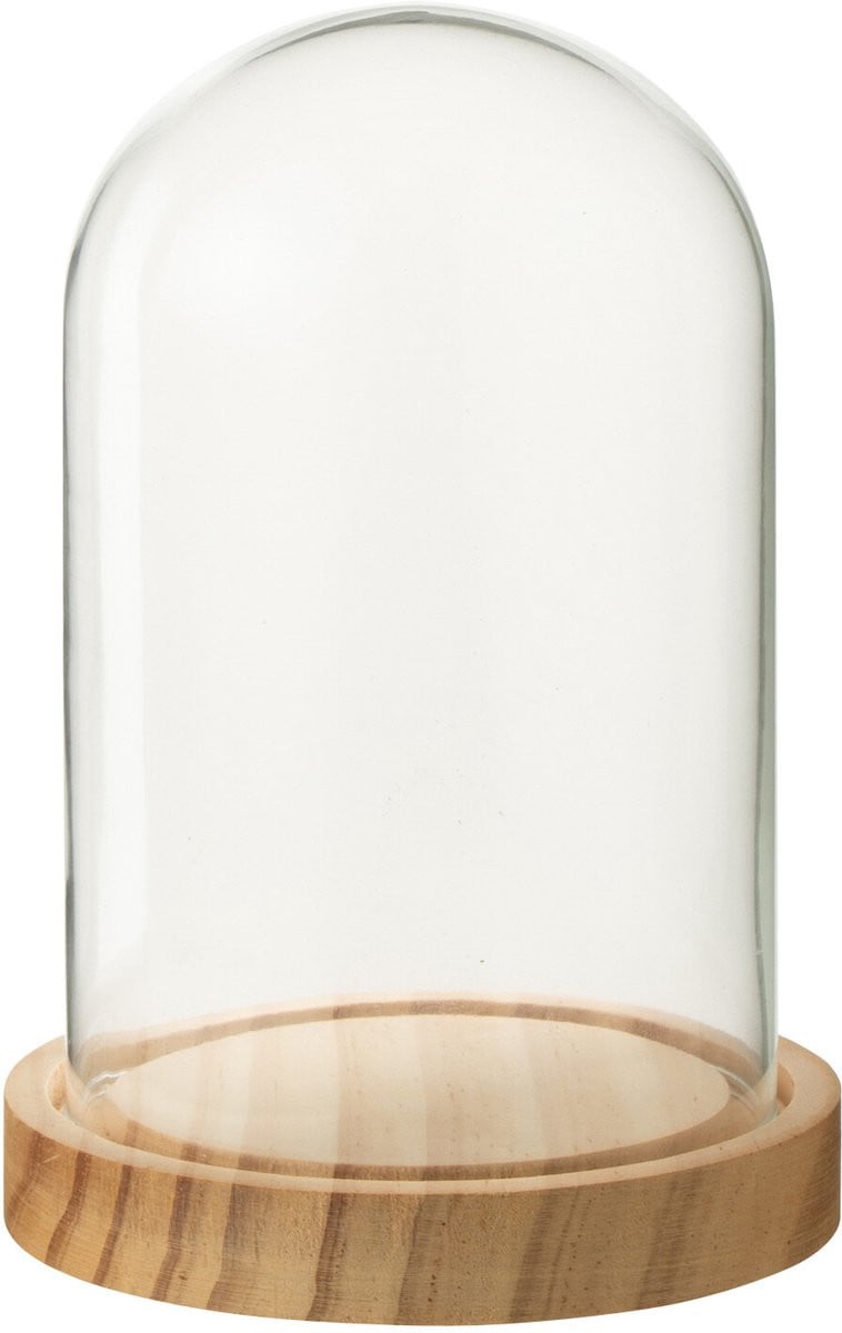 J-Line Decoratieve stolp glas naturel small