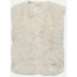 Fake-Fur Weste JDYORA Weiß L