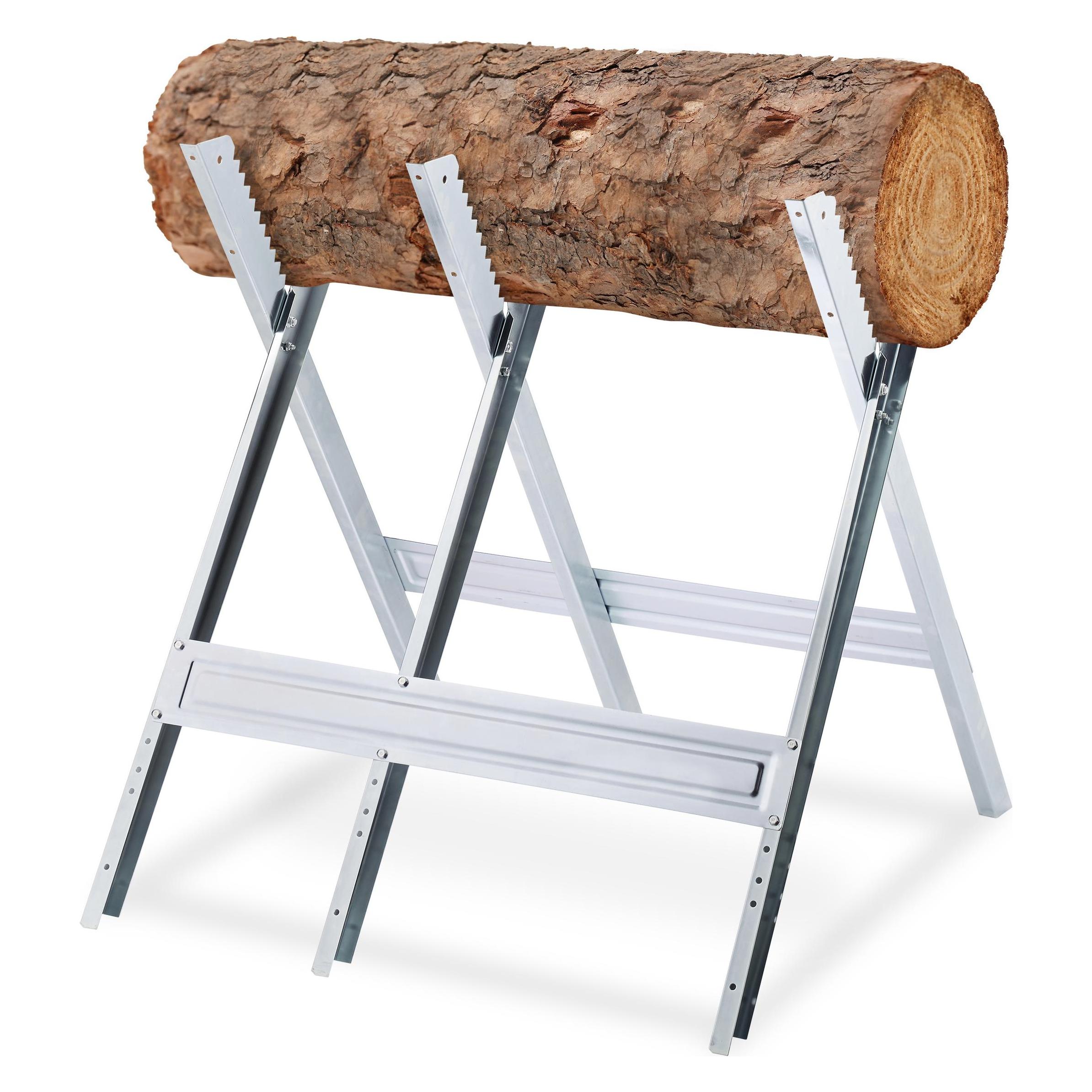 Relaxdays Sägebock (75.50 cm, 81 cm) (10029462_0)